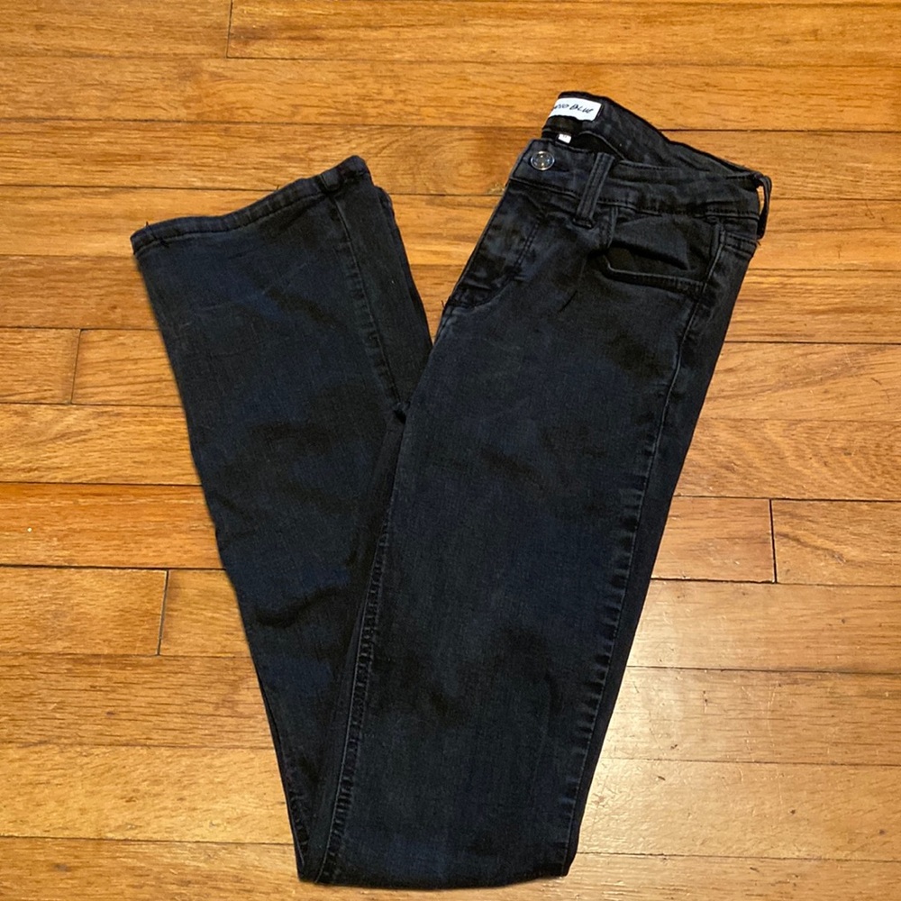 Black flare jeans